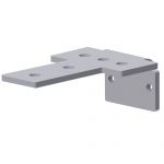 PBAF fixed panel bracket for aluminium profile